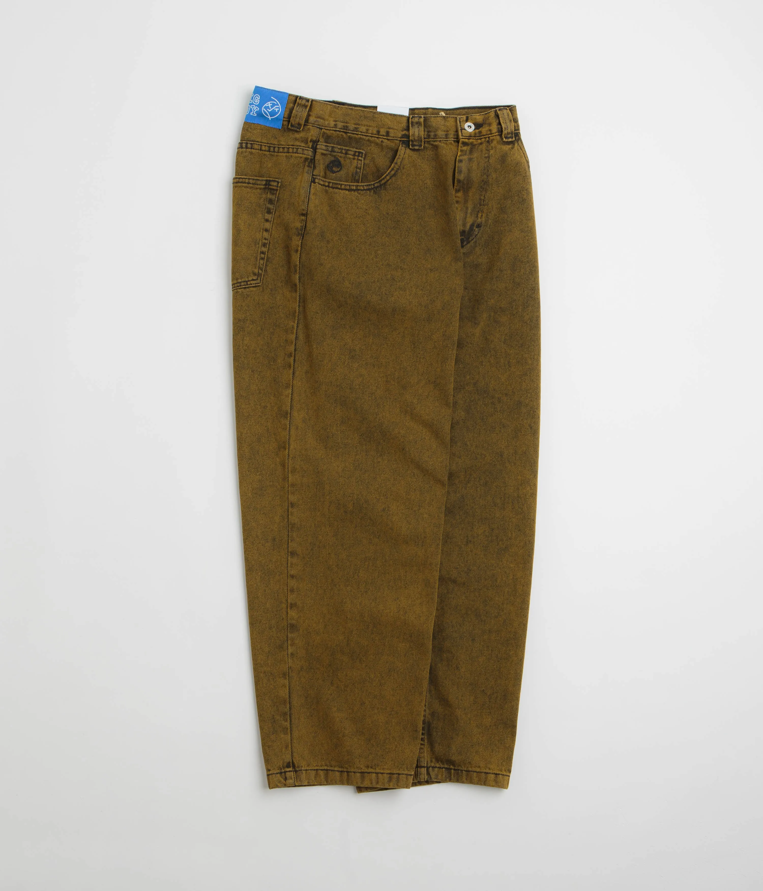 Polar Big Boy Jeans - Yellow Black / Black Weekend Getaway Stylish High Durability Thread