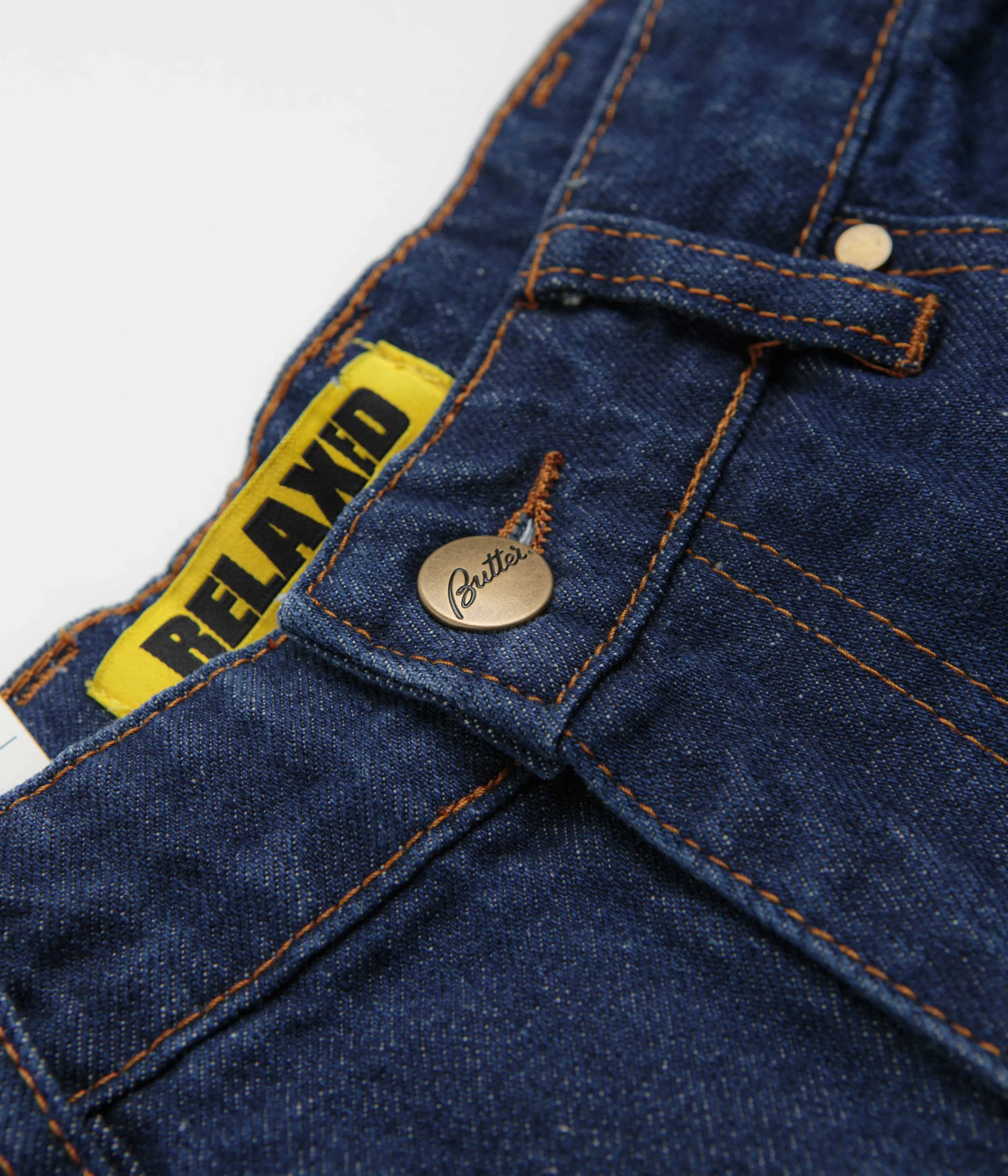Butter Goods Relaxed Denim Jeans - Dark Indigo Basic Comfort