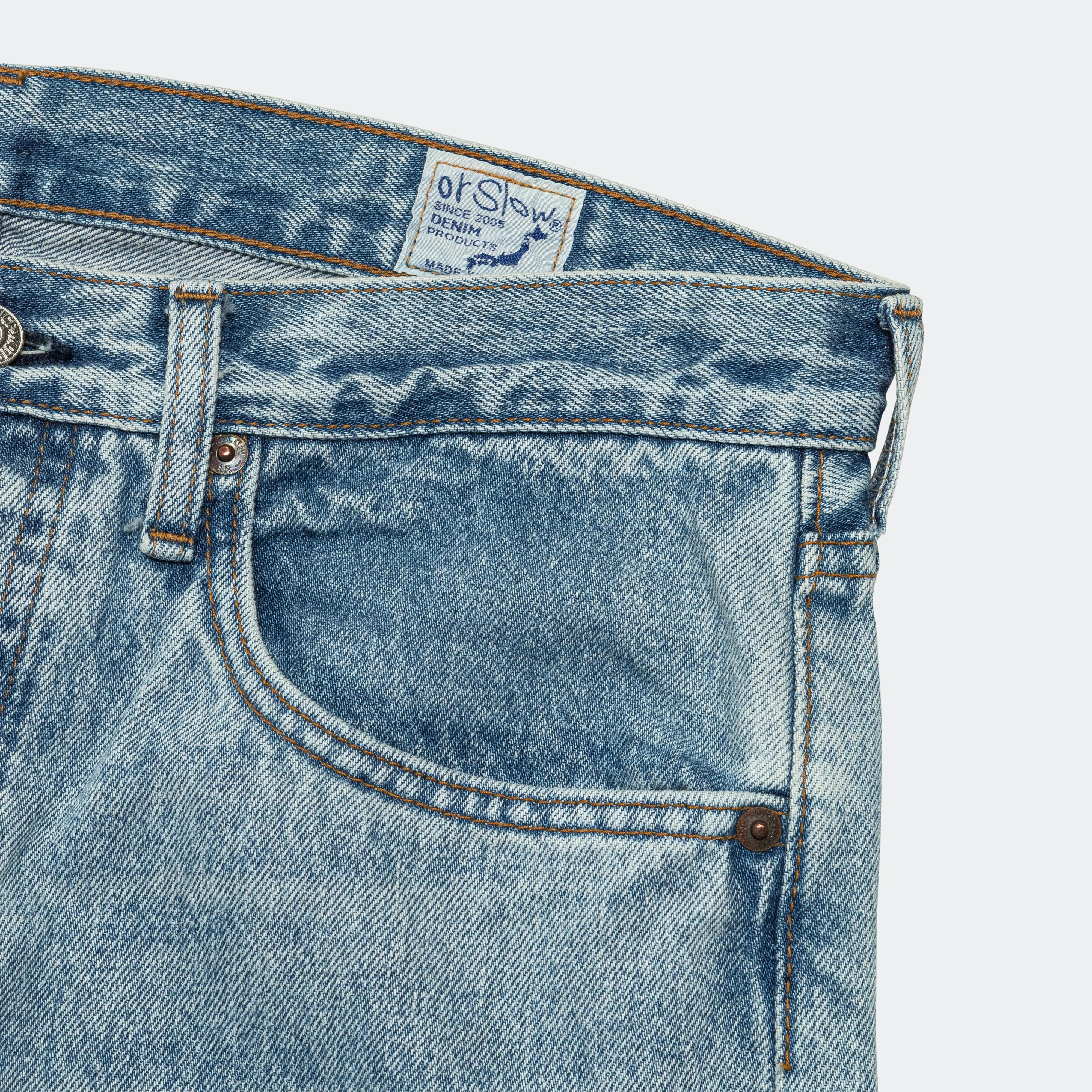 Flexible Waistband Construction Smart Fit 105 90's - Sky Blue Denim