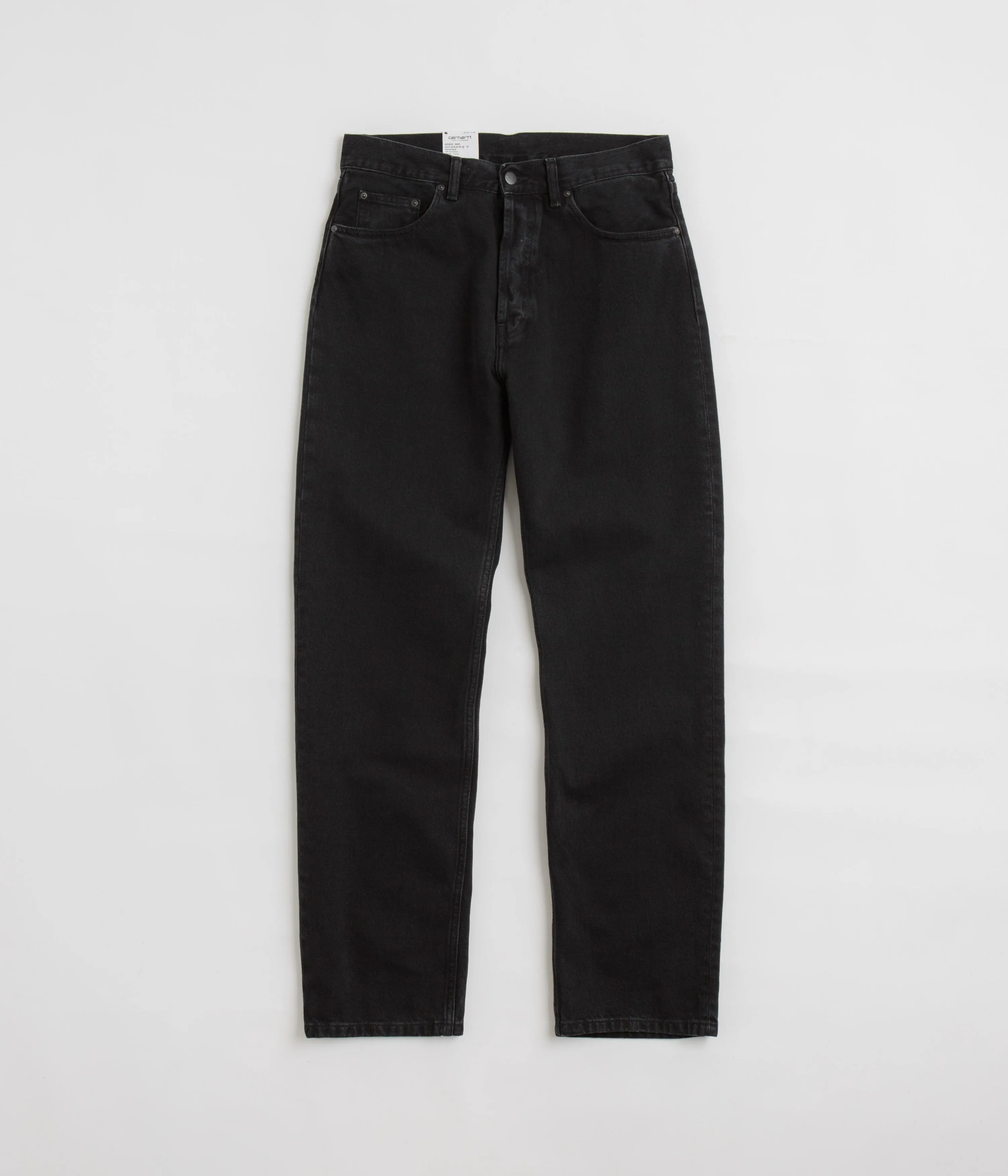 Carhartt Nolan Pants - Black Stone Washed Modern Spring Mood Basic Attire