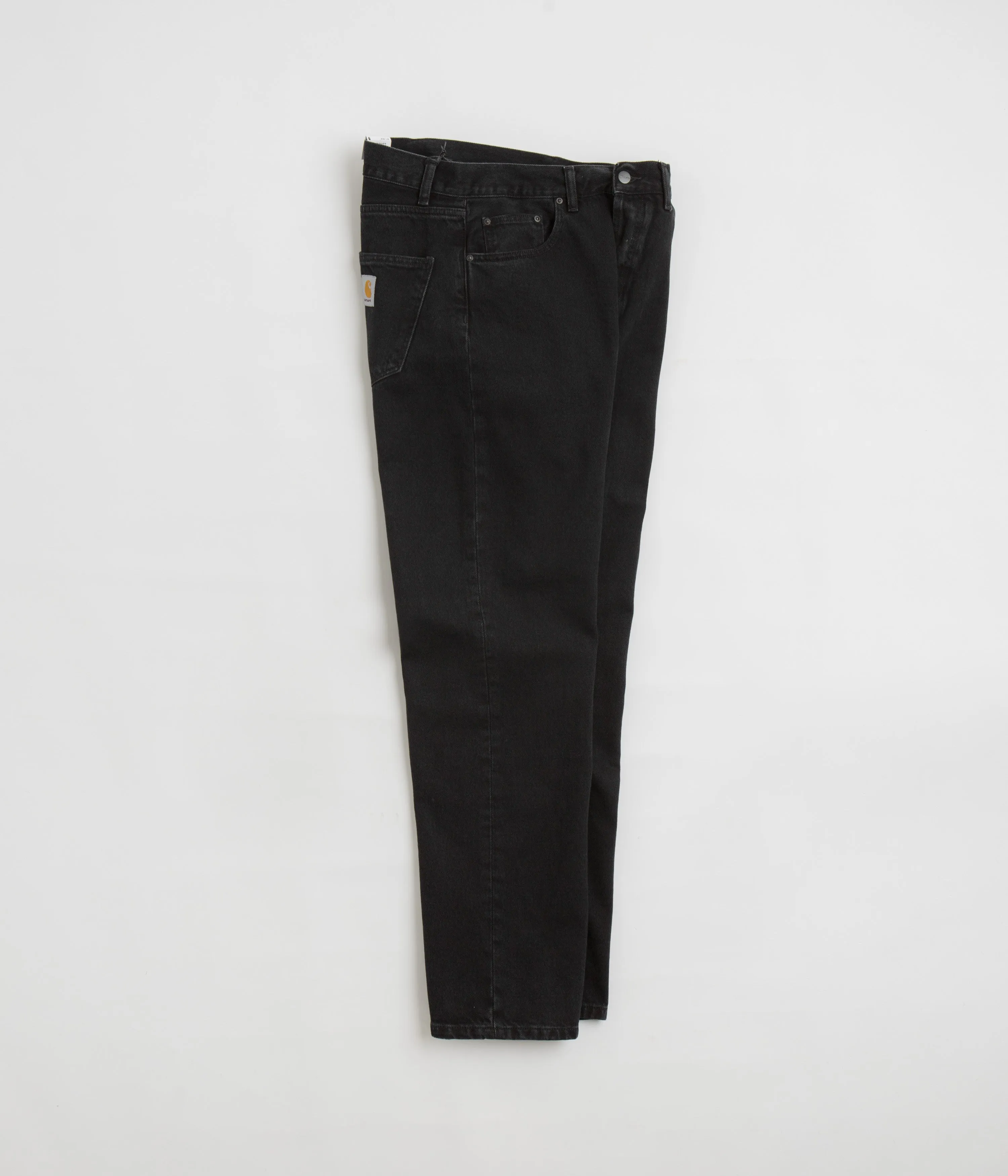 Carhartt Nolan Pants - Black Stone Washed Travel Outfit Everyday Shopping Day