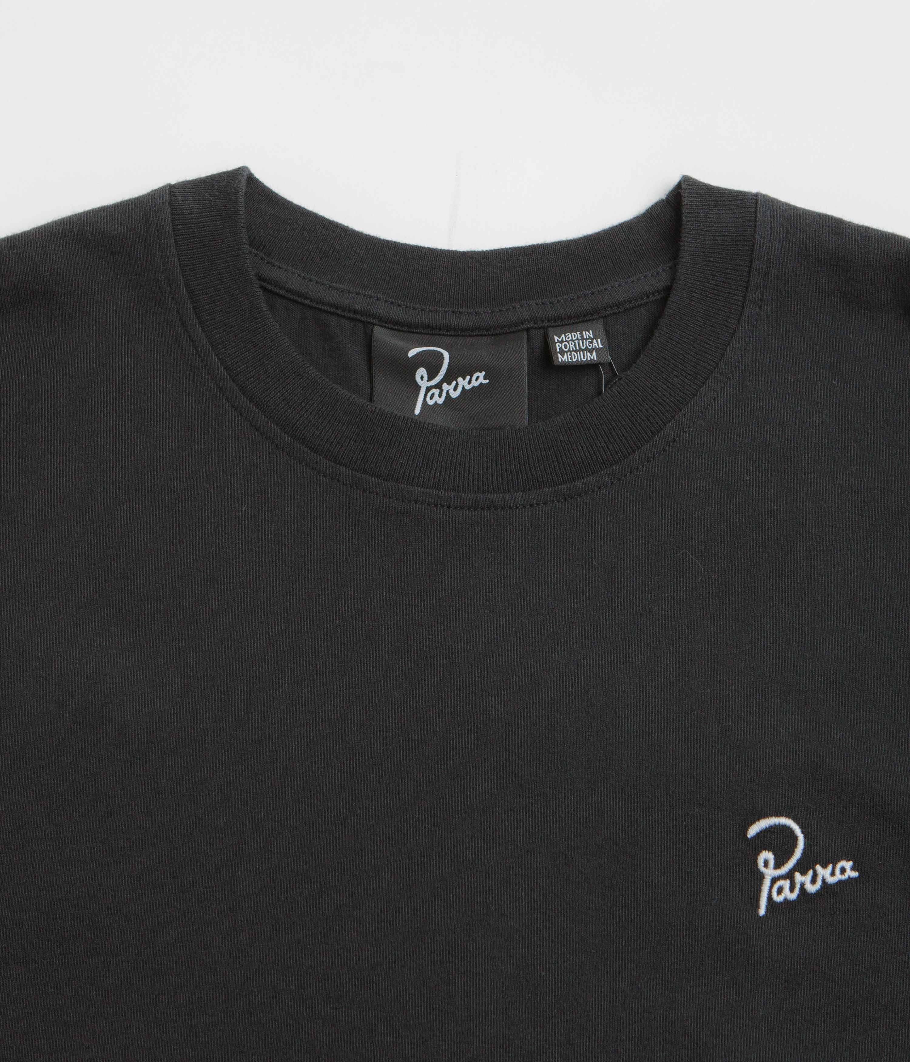 by Parra Signature T-Shirt - Black Casual Comfort Fit