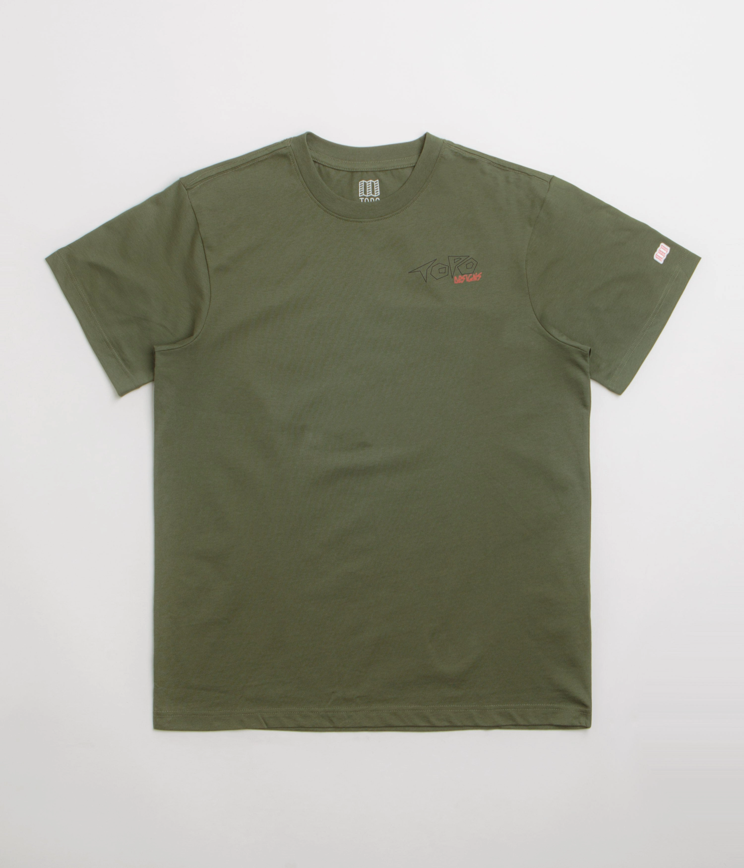 Easygoing Wear Street Style Trend Topo Designs Perspective T-Shirt - Beetle