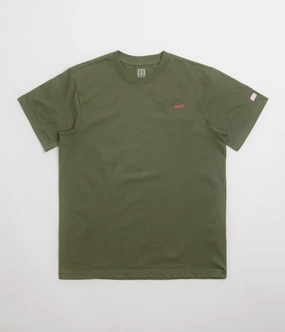 Easygoing Wear Street Style Trend Topo Designs Perspective T-Shirt - Beetle