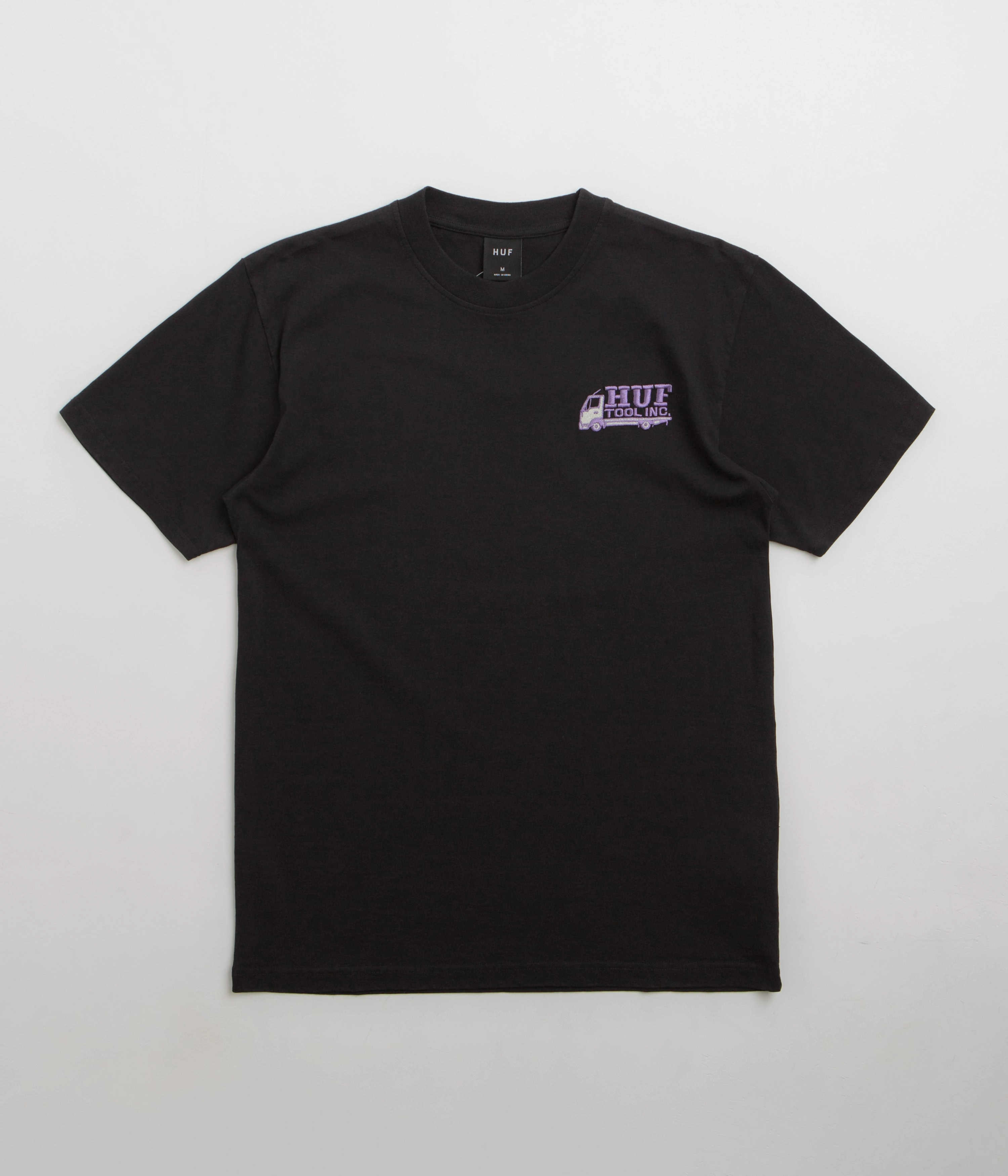 HUF Tool Inc Washed T-Shirt - Washed Black Classic timelessness BreathableMaterial