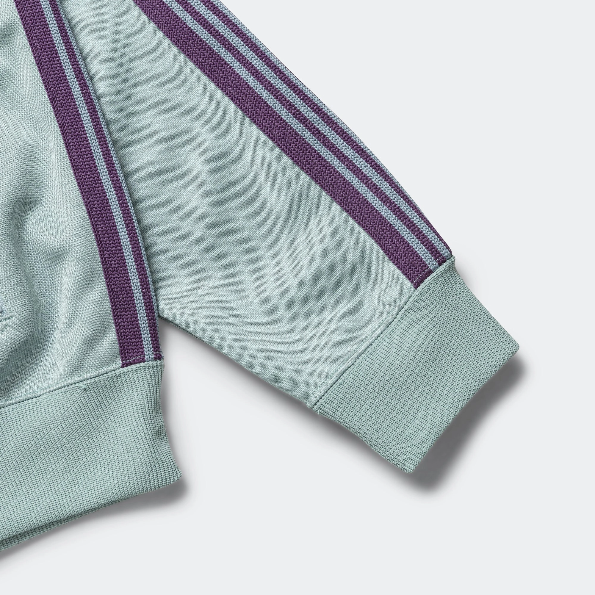 Travel Essential Track Jacket - Sax Poly Smooth