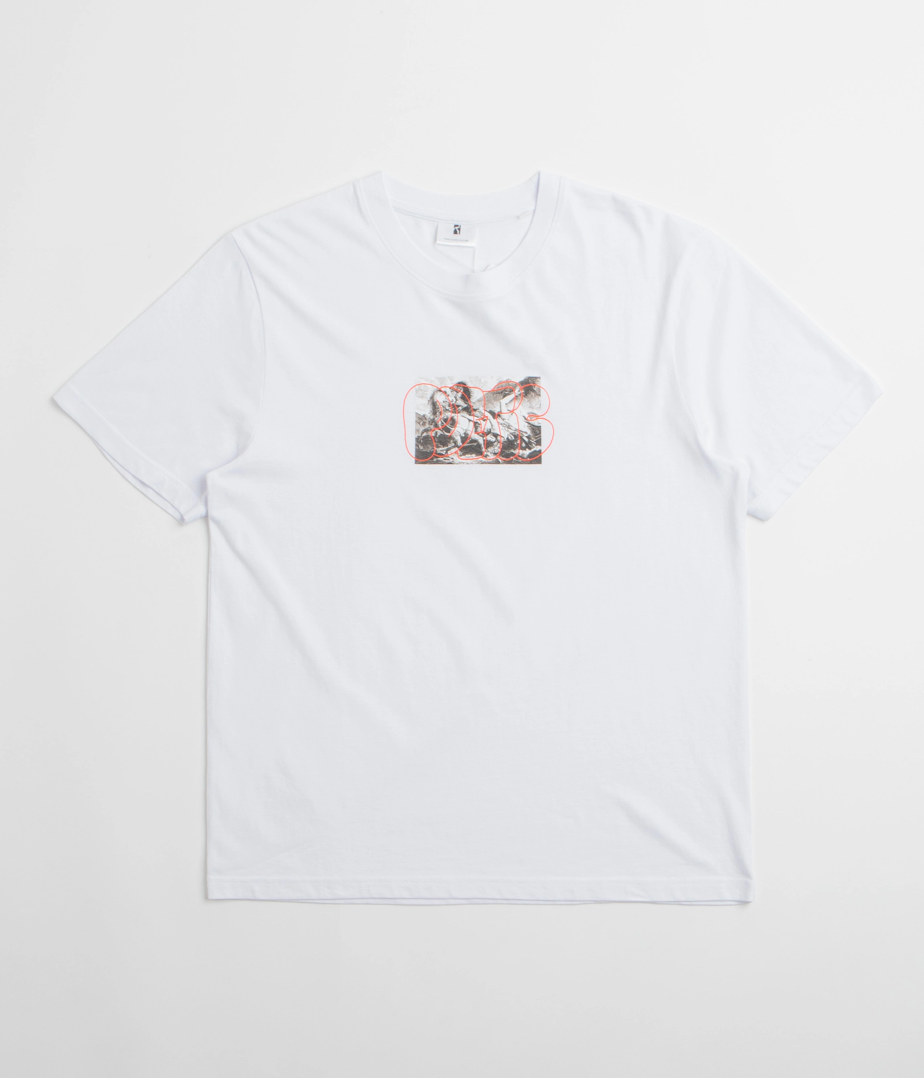 Poetic Collective Horses T-Shirt - White Lightweight Feel