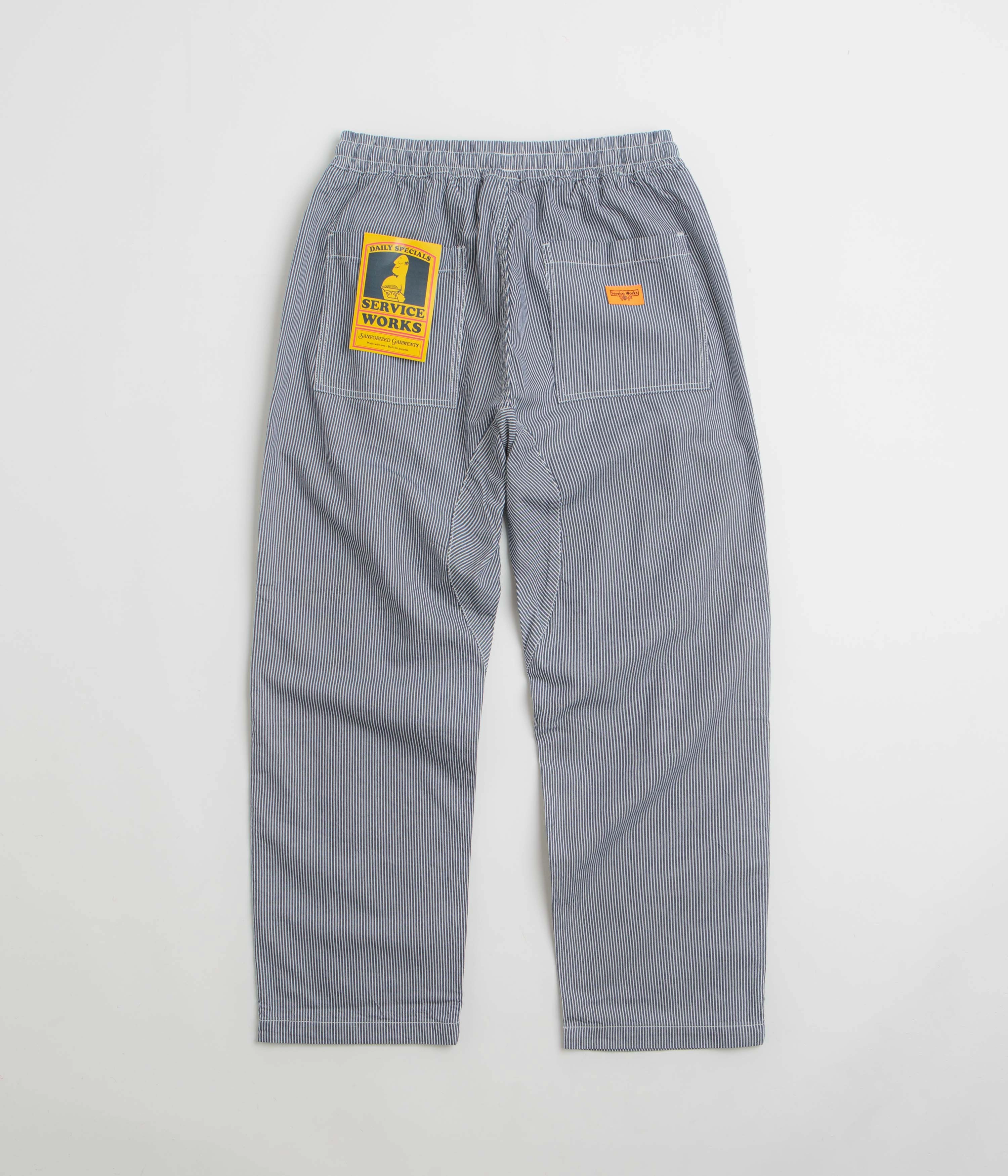 Service Works Hickory Chef Pants - Hickory Compression Support Lining Double Stitched