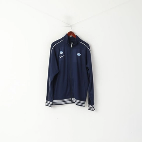 product premium quality Nike Men XL Sweatshirt Navy Cotton MFK Molde Football Sport Full Zipp Track Top