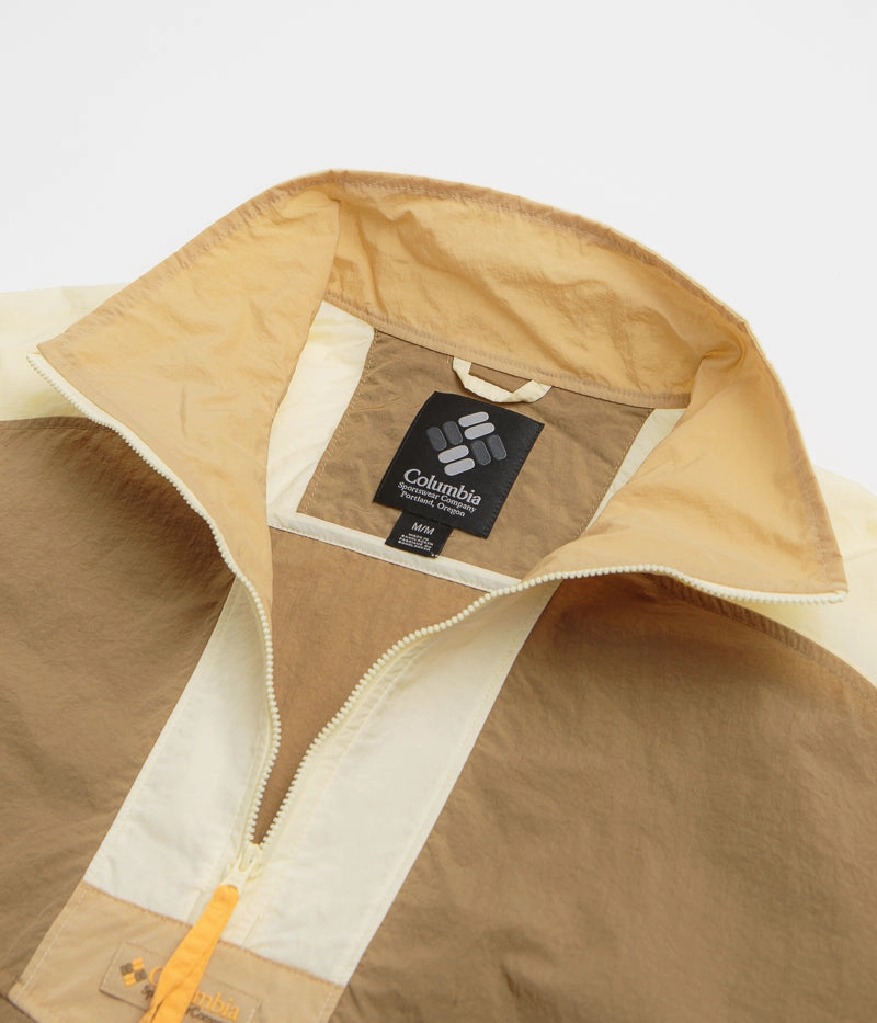 Active Lifestyle Gear Columbia Riptide II Retro Windbreaker Anorak - Delta / Lemon Wash