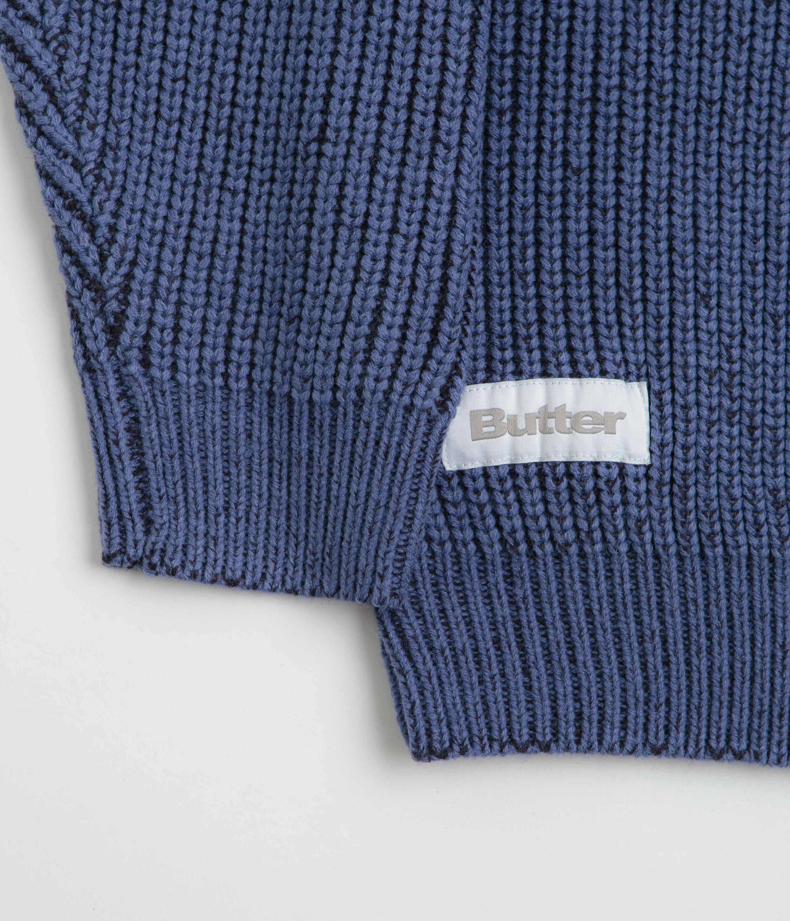 Butter Goods Drain Knit Sweatshirt - Midnight Everyday Outfit