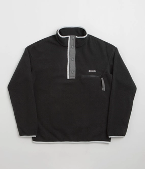 Heat Holder Practical Outfit Columbia Helvetia II Half Snap Fleece - Black