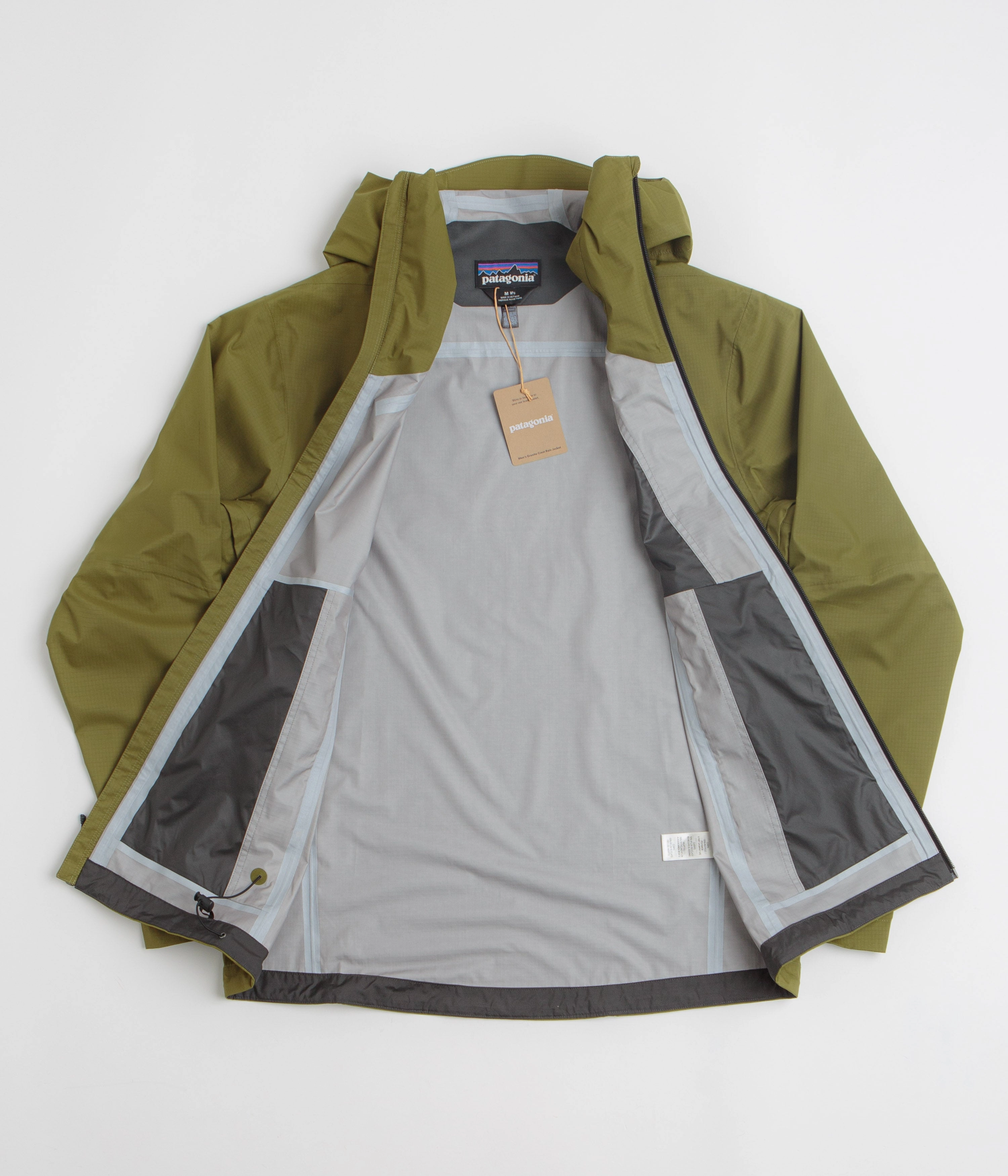 Flexible Motion Patagonia Granite Crest Rain Jacket - Pond Green