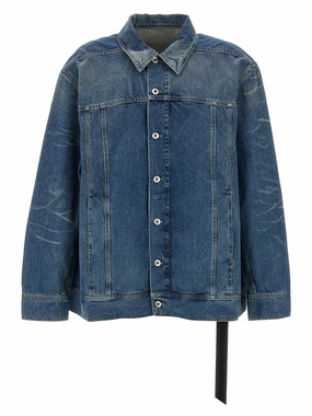 Prom Jumbo Worker Denim Jacket - Washed Indigo