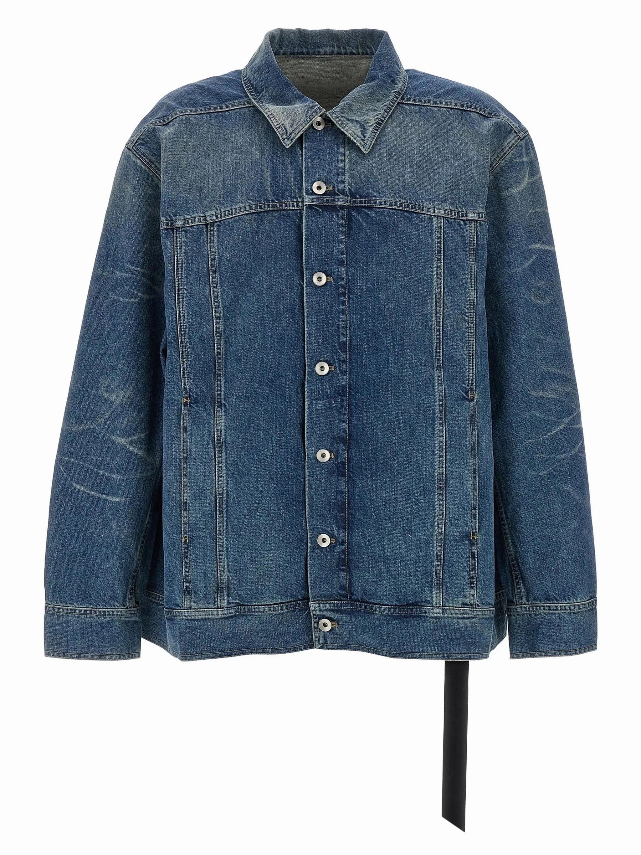Prom Jumbo Worker Denim Jacket - Washed Indigo