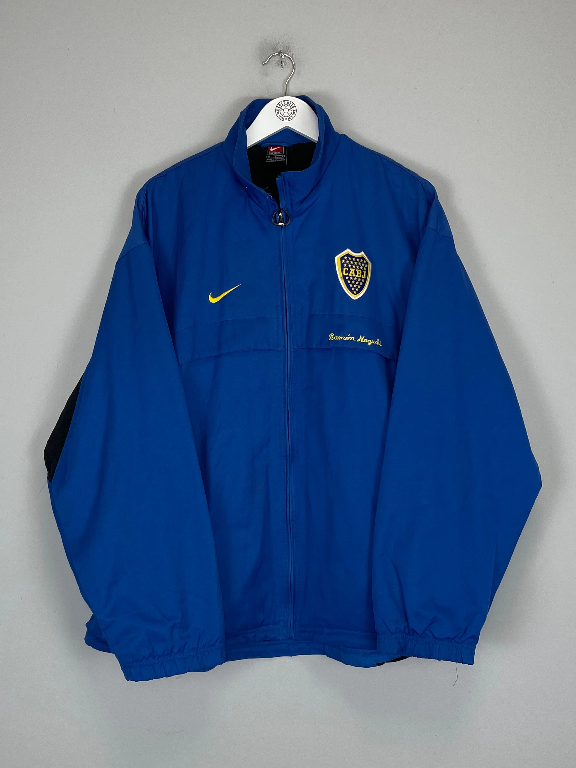 Amateur athlete clothing 2000/01 BOCA JUNIORS TRACK JACKET (XL) NIKE