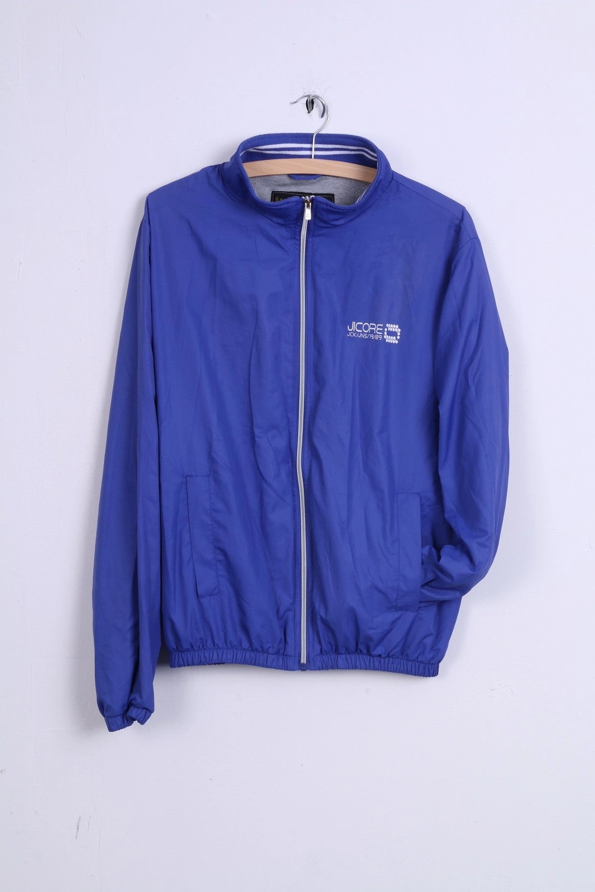 Jack & Jones Mens M Jacket Cobalt  Zip Up JICORE Top Chilly Commute home - party