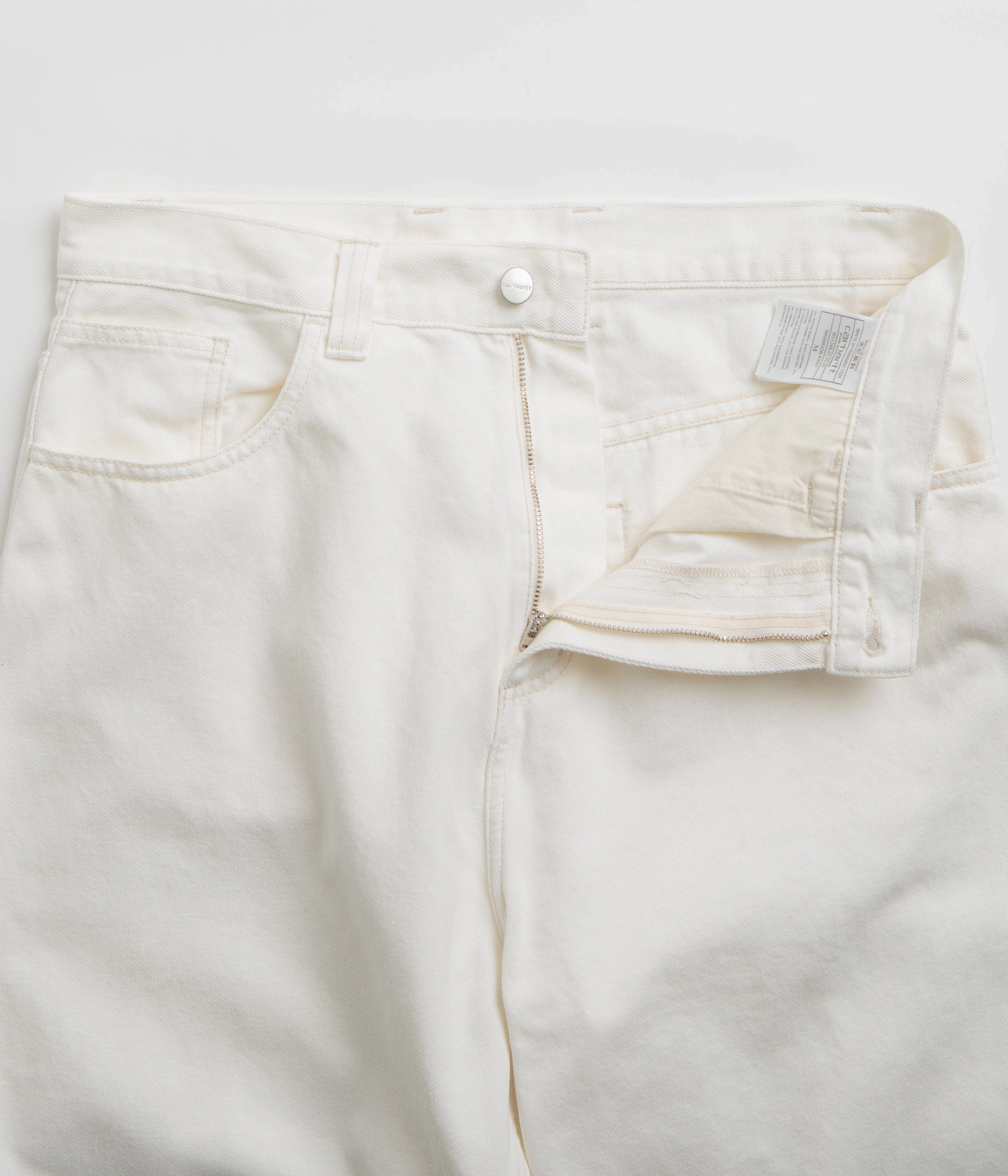 Blended Style Carhartt Brandon Pants - White Rinsed