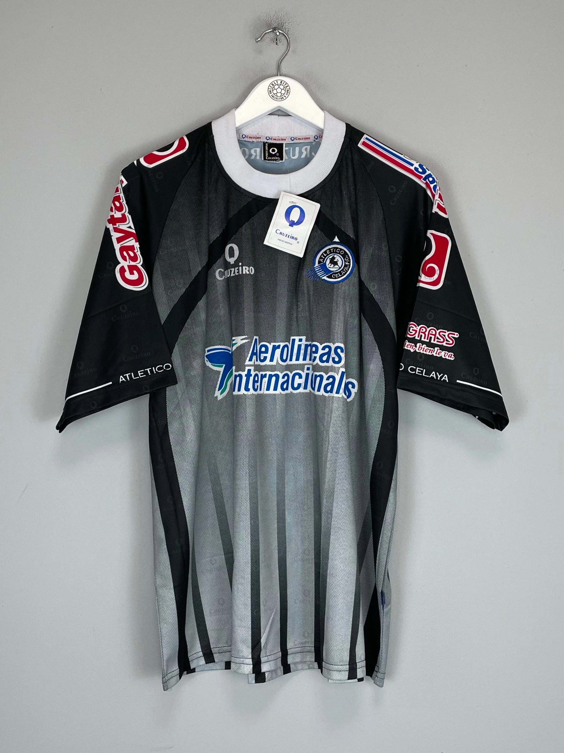2002/03 ATLETICO CELAYA *BNWT* AWAY SHIRT (L) CRUZEIRO Comfortable fit Hollow Core Fiber
