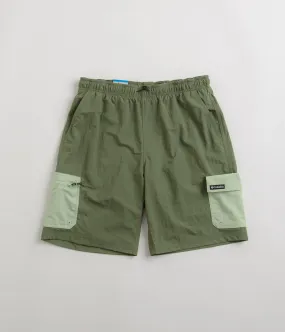 Comfort Cushion Columbia Summerdry Brief 9" Shorts - Canteen / Sage Leaf