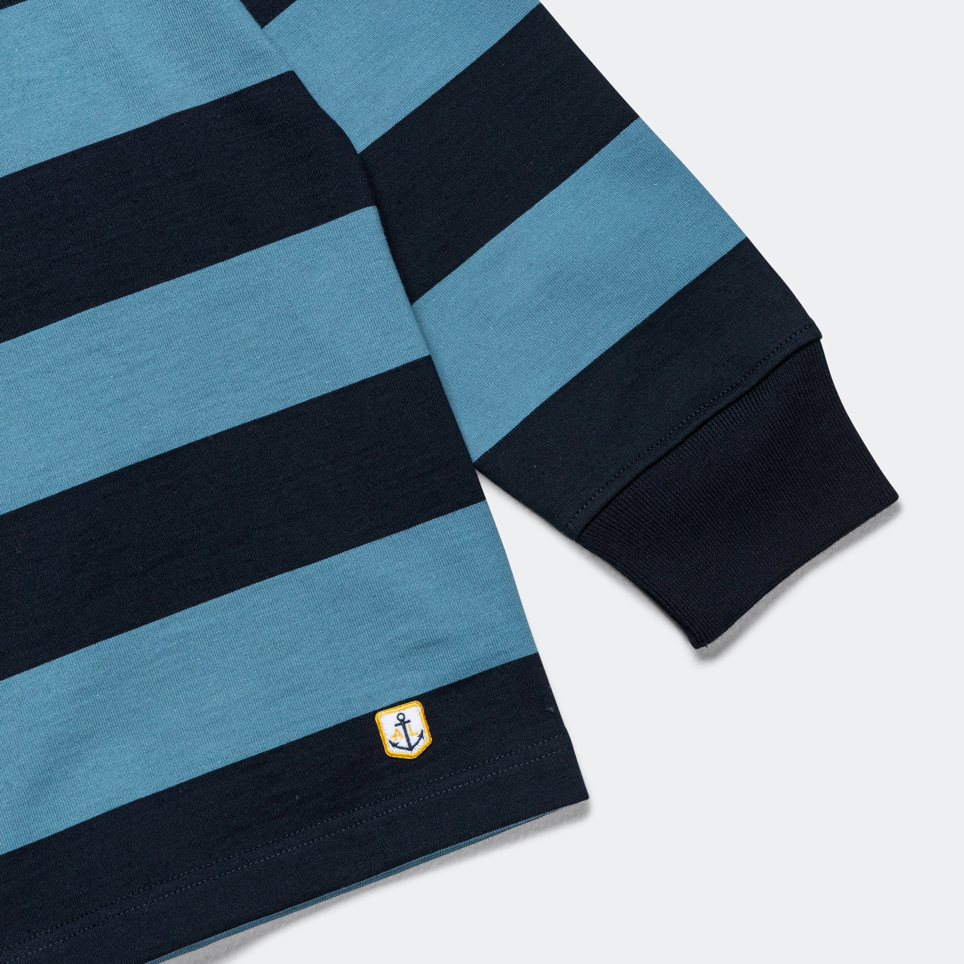 Heritage Mariniere LS T-Shirt - Rich Navy/Winter Blue Practical Wear