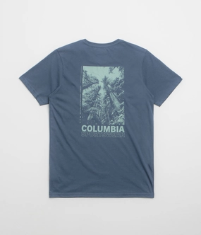 Columbia Rapid Ridge Back Graphic II T-Shirt - Dark Mountain / Amazing Heights contrast Universal Silhouette