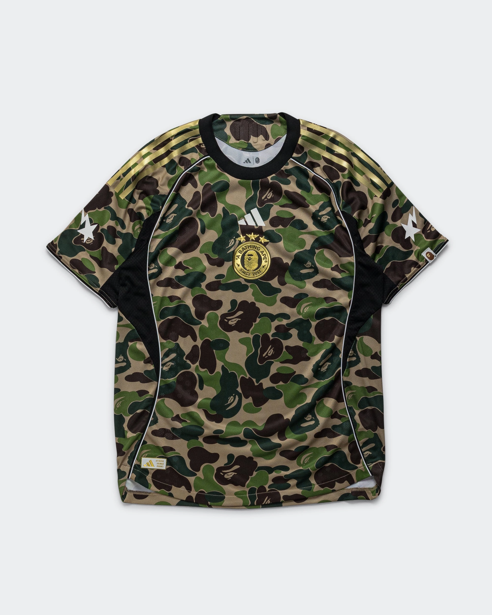 Classic Cut Football Jersey x BAPE - Green ABC Camo
