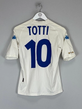 2000/01 ITALY TOTTI #10 AWAY SHIRT (S) KAPPA Anti Slip Inner Grip