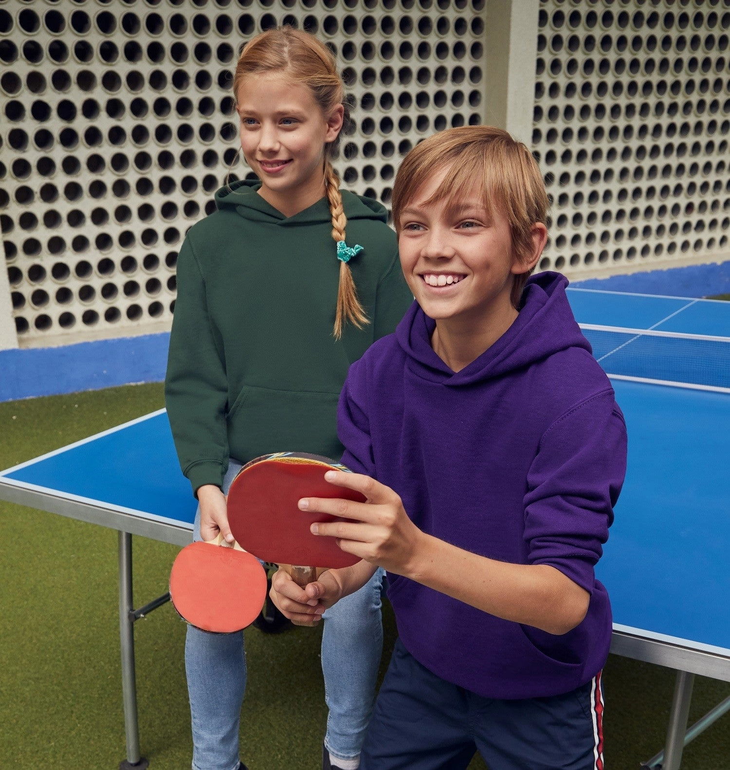 Kids Hooded Sweatshirt | BLACK Performance Wear