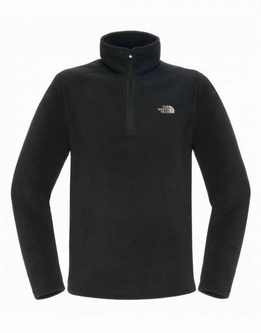The North Face Men's 100 Glacier 1/4 Zip Fleece | BLACK Mountain Ready