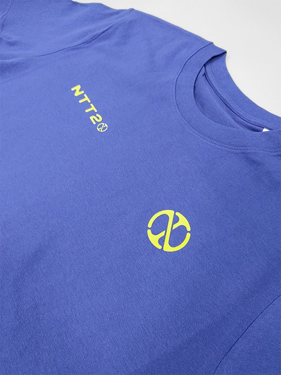 Relaxed Vibes Simple Fit NTT20 Heavy Organic Tee - Blue