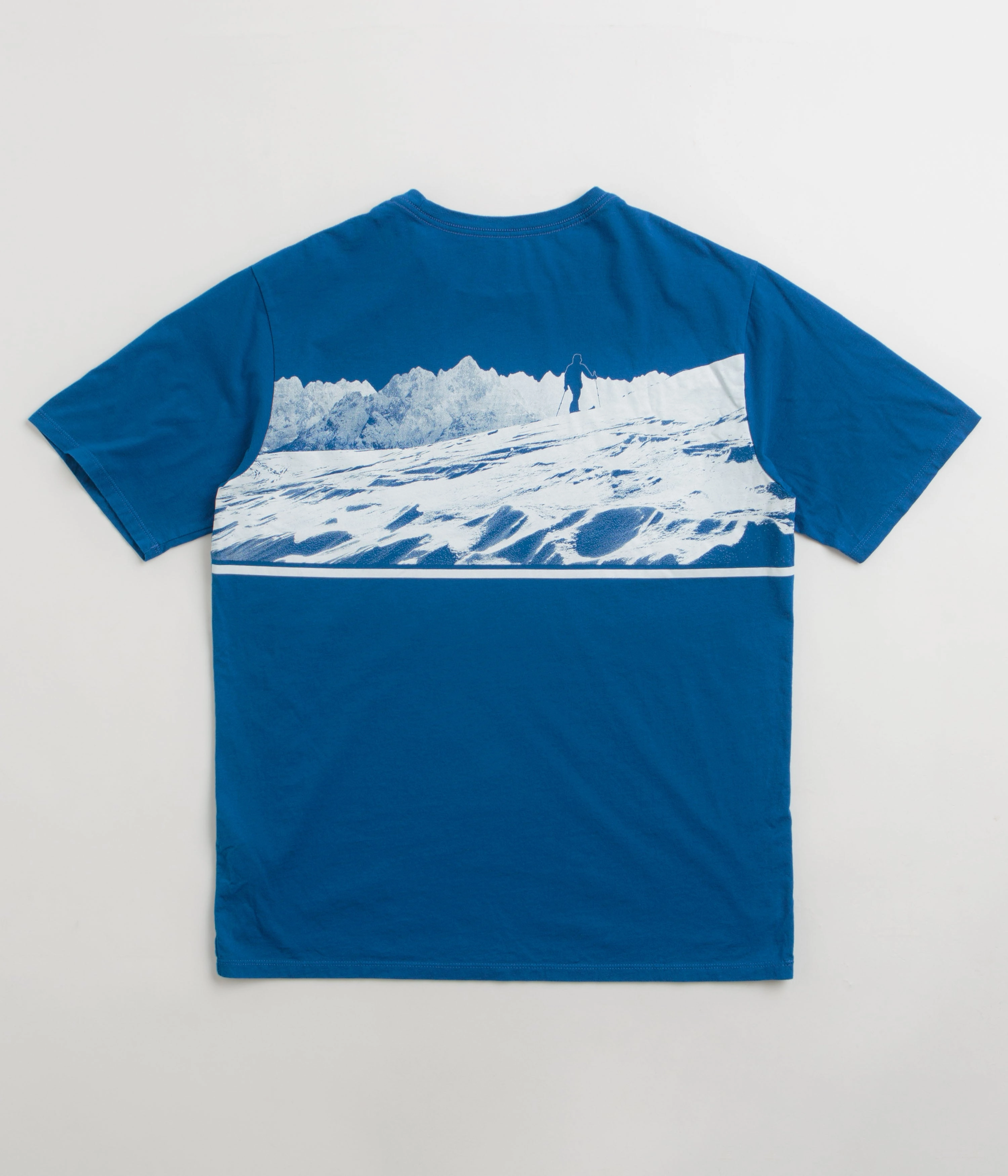 Everyday Comfort Style Patagonia Self-Power Organic T-Shirt - Endless Blue