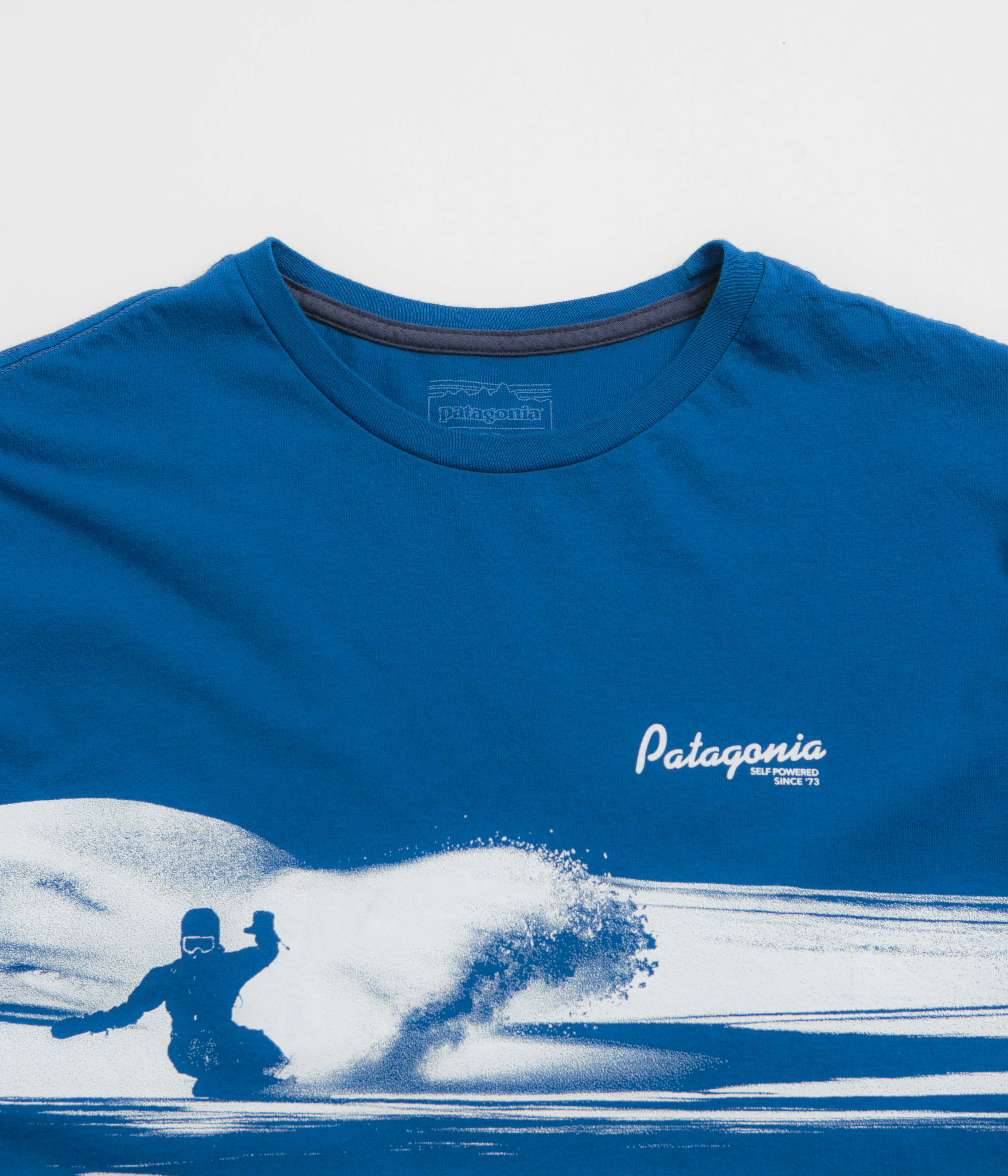 Cozy Touch Patagonia Self-Power Organic T-Shirt - Endless Blue
