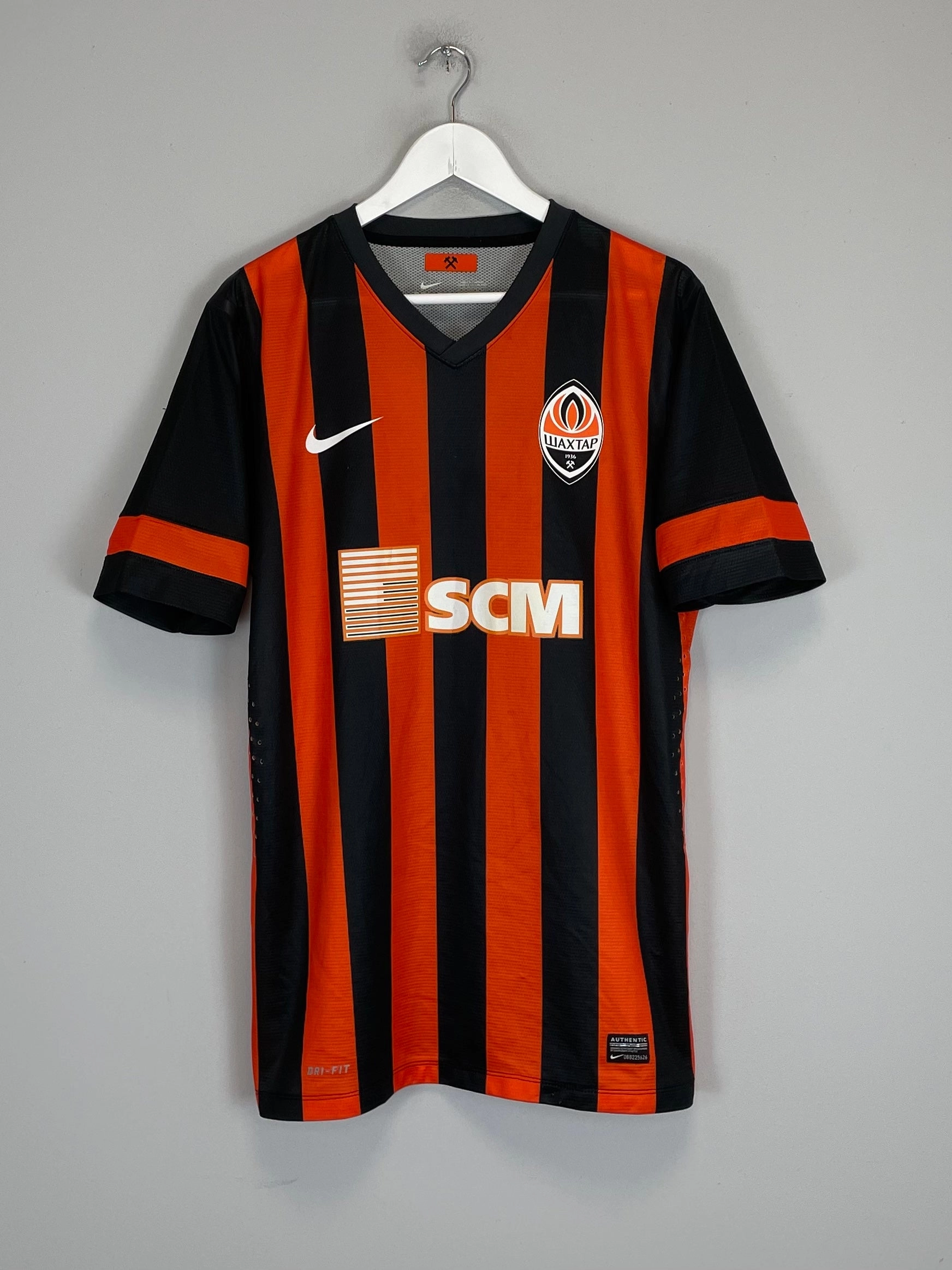 Lightweight Design Compression Fit Engineering 2010/11 SHAKHTAR DONETSK *PLAYER ISSUE* HOME SHIRT (XL) NIKE