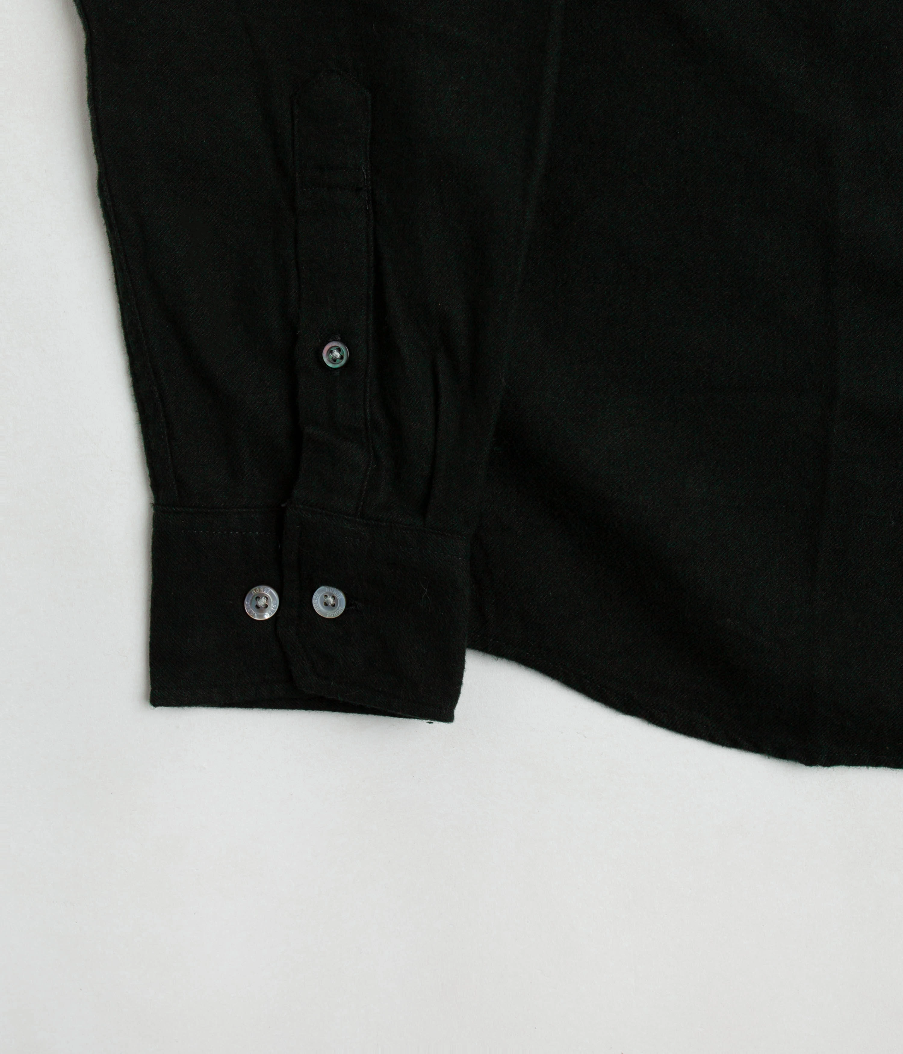 Slim Silhouette Youthful Style Norse Projects Anton Organic Flannel Shirt - Dark Green