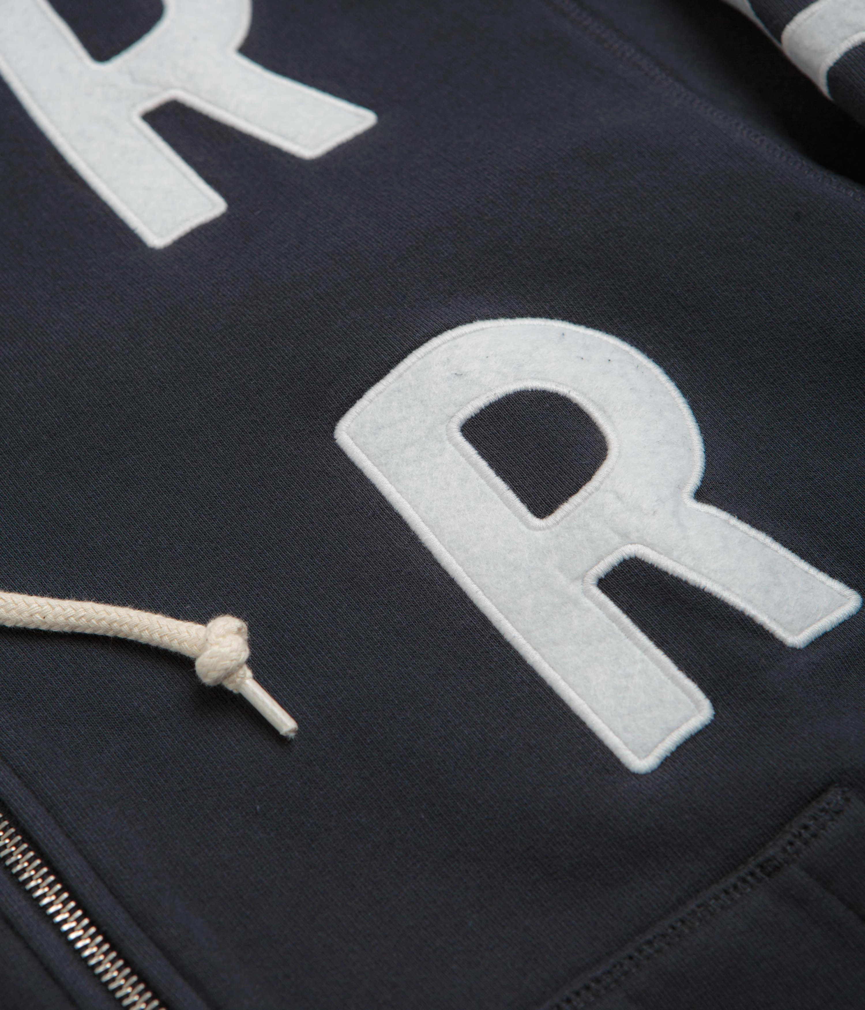 Streetwear Fan disabled friendly by Parra Word Salad Full Zip Hoodie - Dark Navy