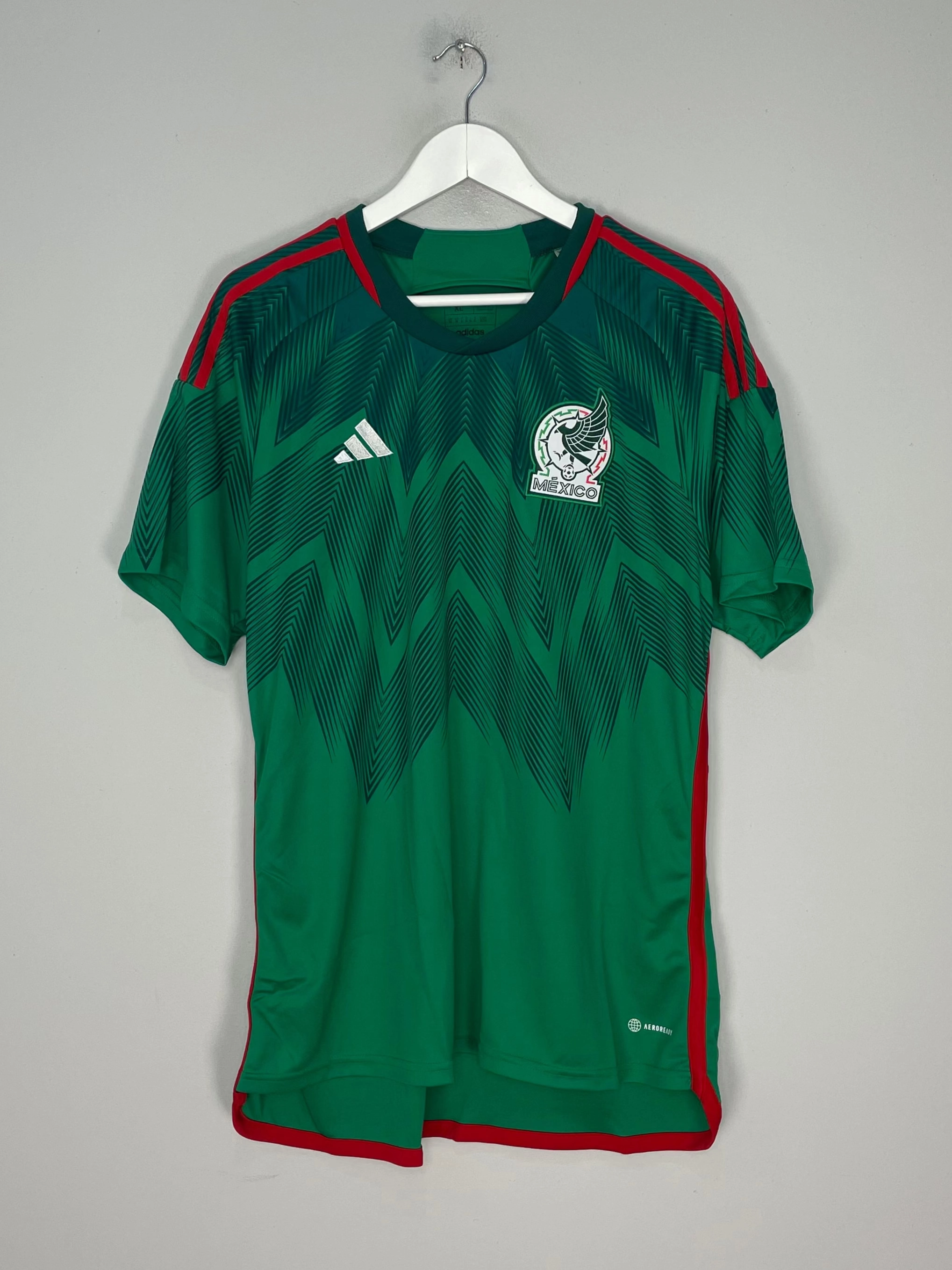 2022/23 Mexico *BNIB* Home Shirt (Multiple Sizes) Adidas Functional Activewear Non Restrictive Design
