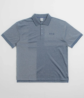 Polar Pique Surf Polo Shirt - Heather Blue Sophisticated Elegance