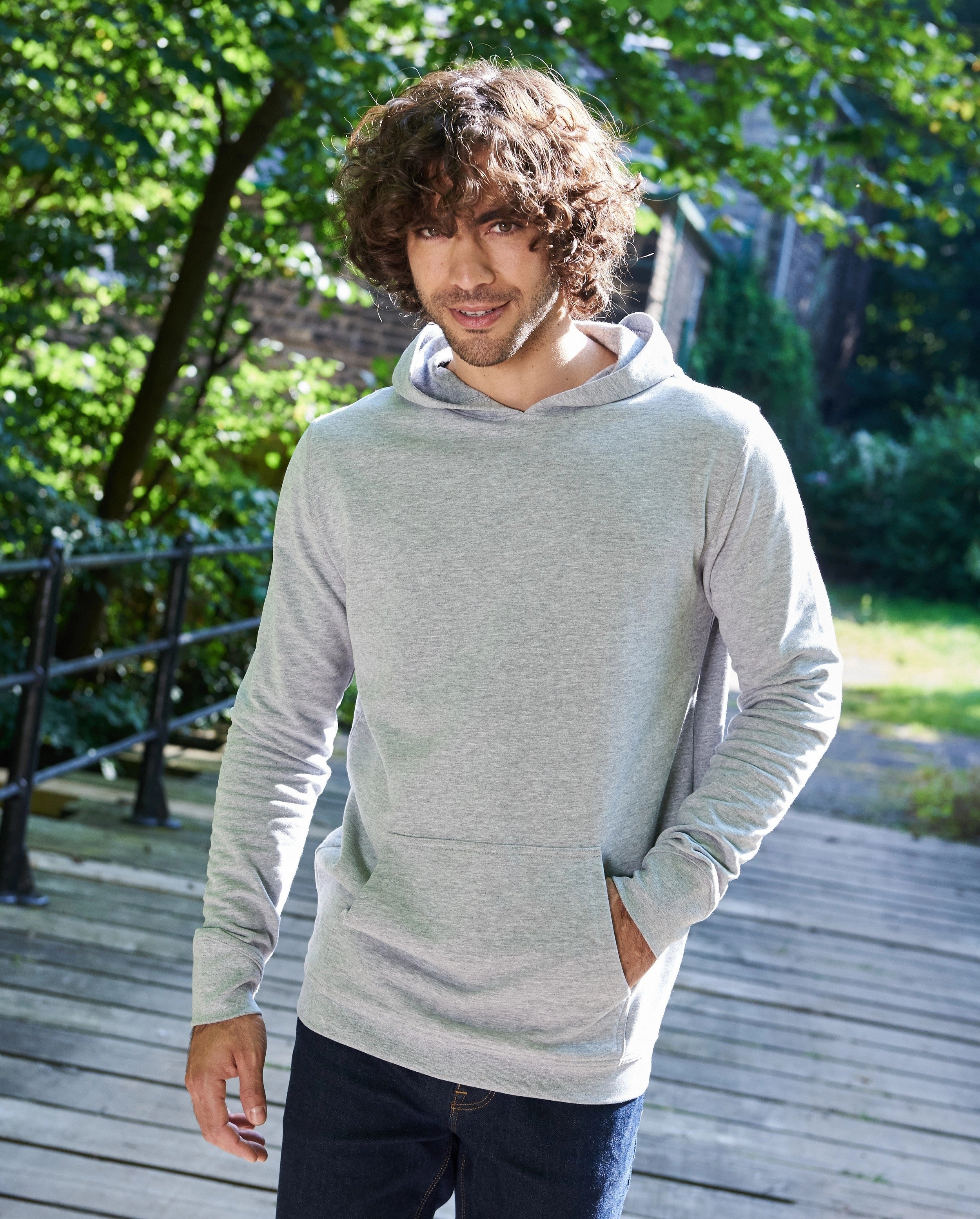 Corcovado Organic Hoodie | HEATHER thermal fabric