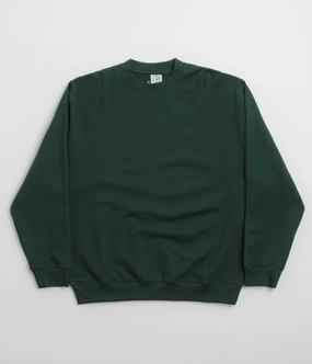 Versatile Hoodie Polar Frank Crewneck Sweatshirt - Dark Green