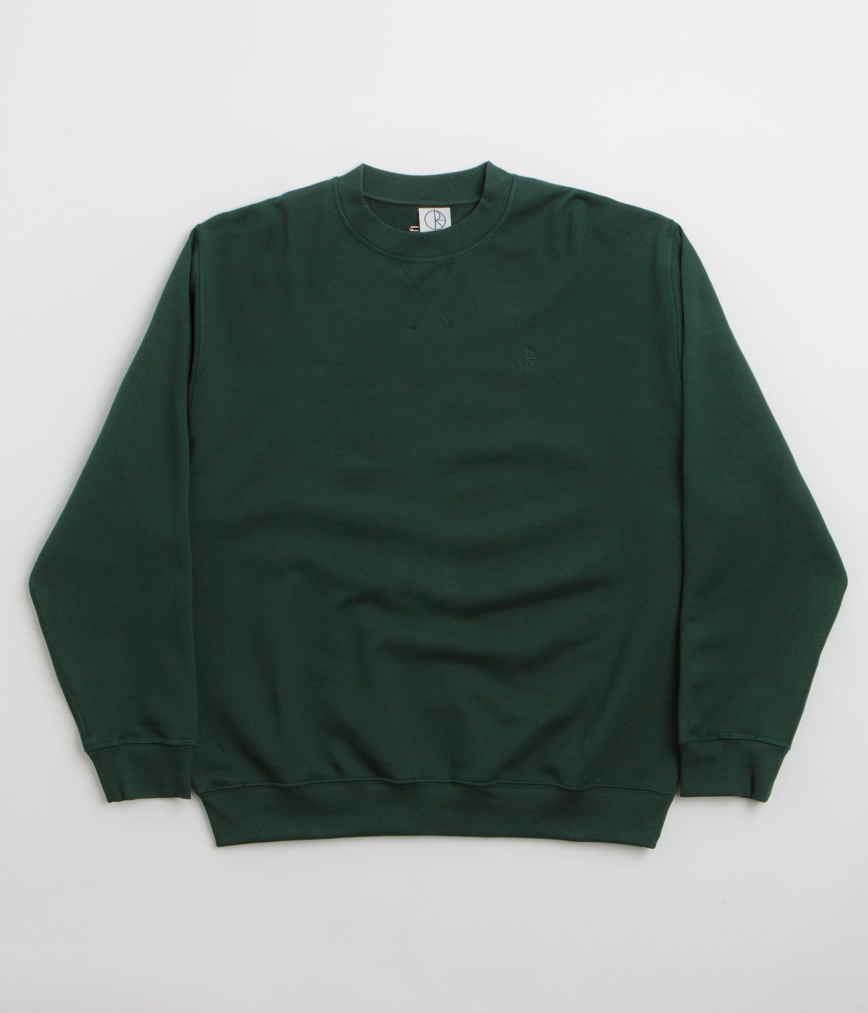 Versatile Hoodie Polar Frank Crewneck Sweatshirt - Dark Green