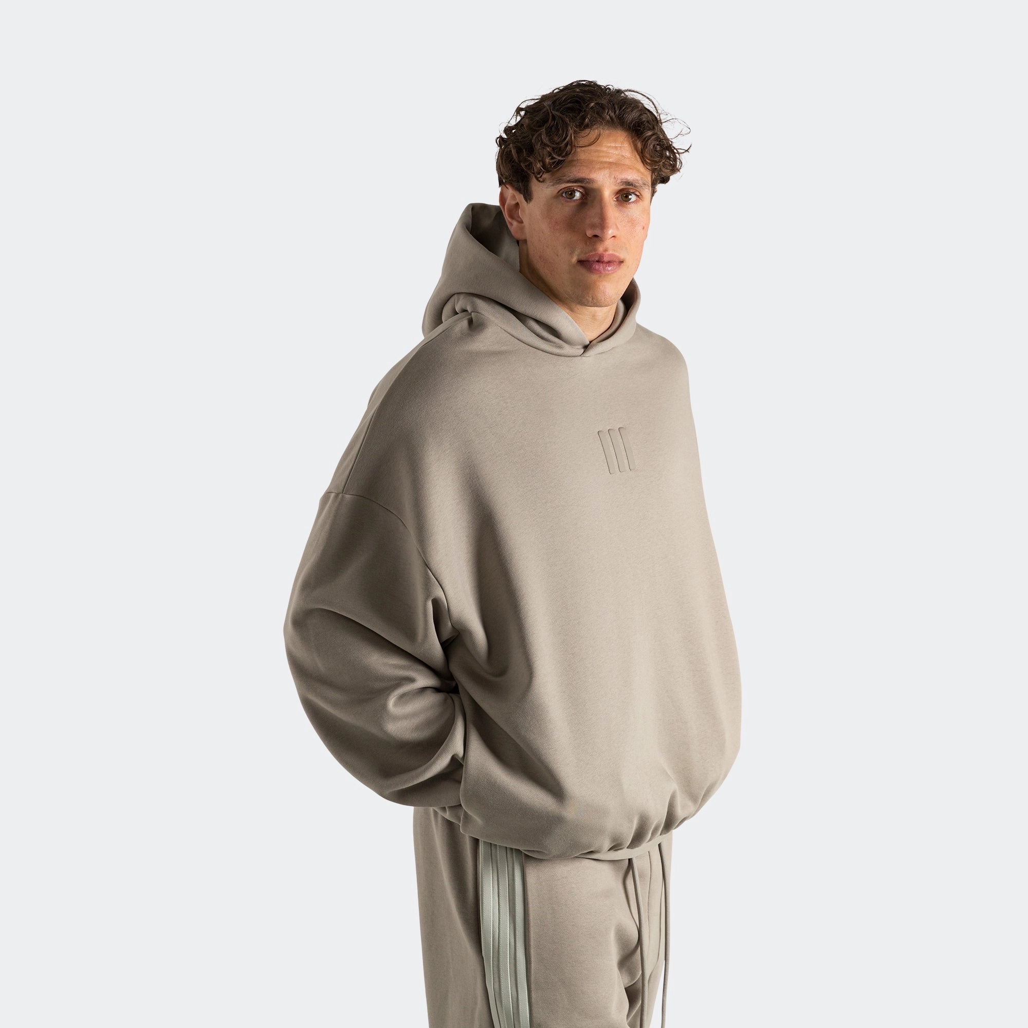 product graduation pride UV Protection Athletics Solid Cotton Fleece Hoodie - Putty Beige