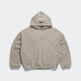 Graphic Art team wear Athletics Solid Cotton Fleece Hoodie - Putty Beige