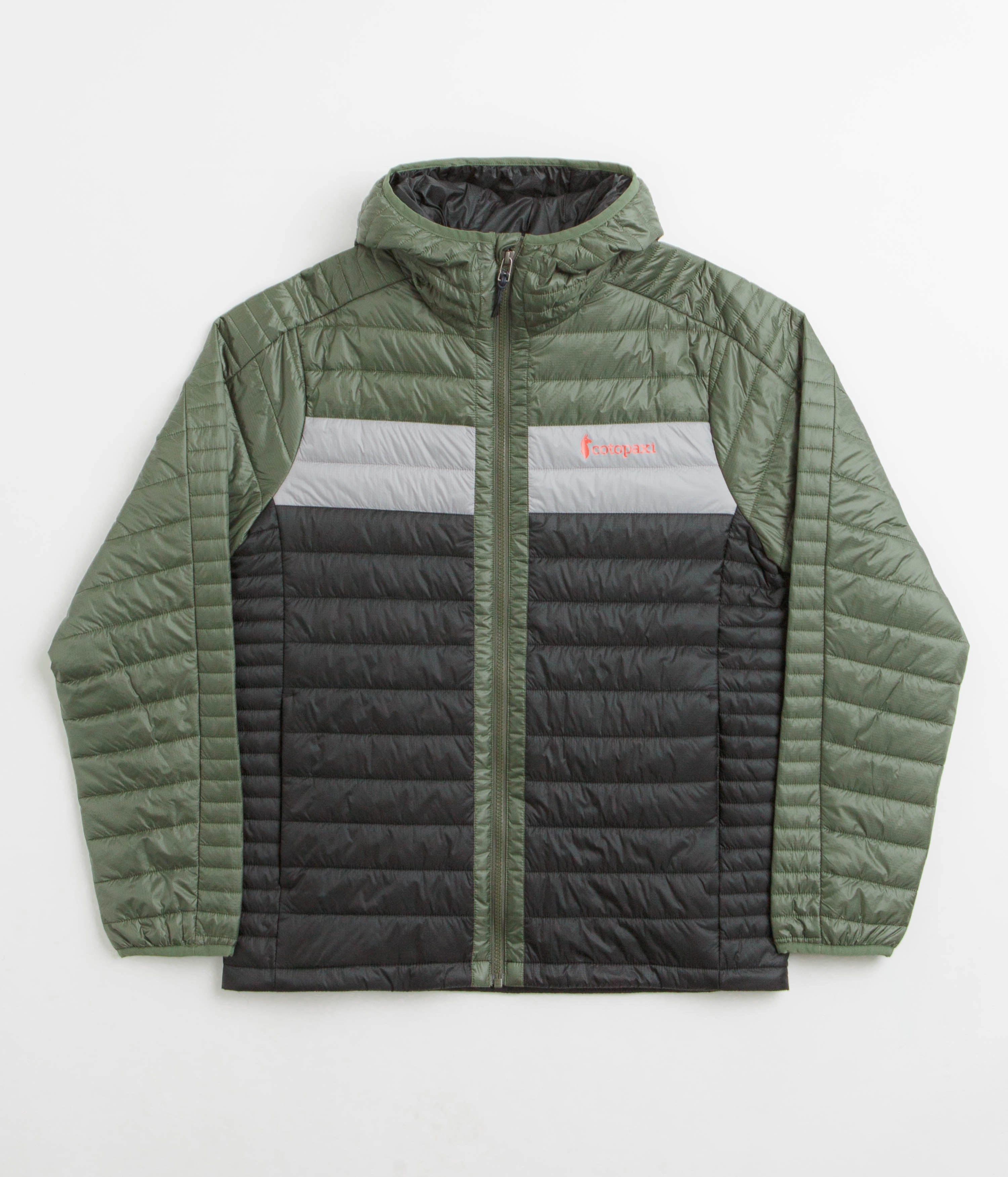 Cool Touch Cotopaxi Capa Insulated Hooded Jacket - Fatigue / Black