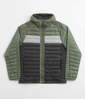 Cool Touch Cotopaxi Capa Insulated Hooded Jacket - Fatigue / Black