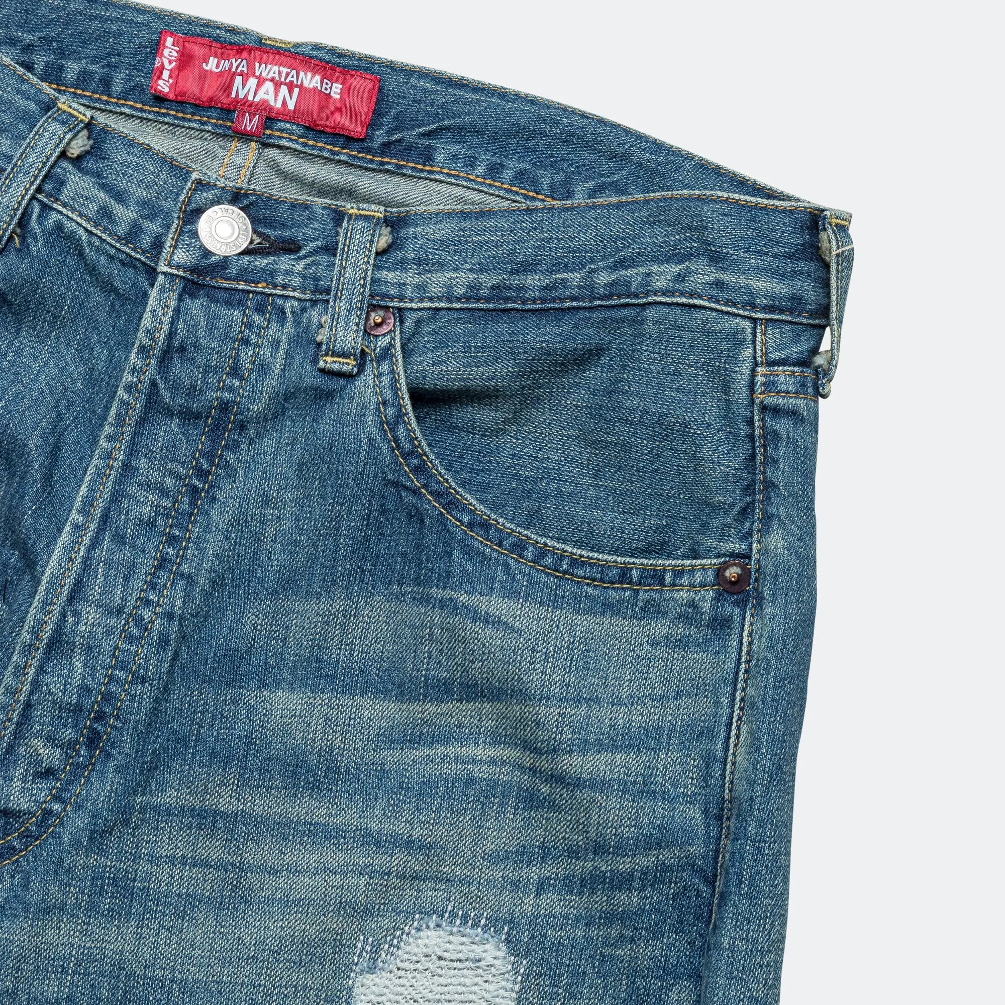 Cotton Selvedge Denim Pants x Levi's - Indigo All Time Basic