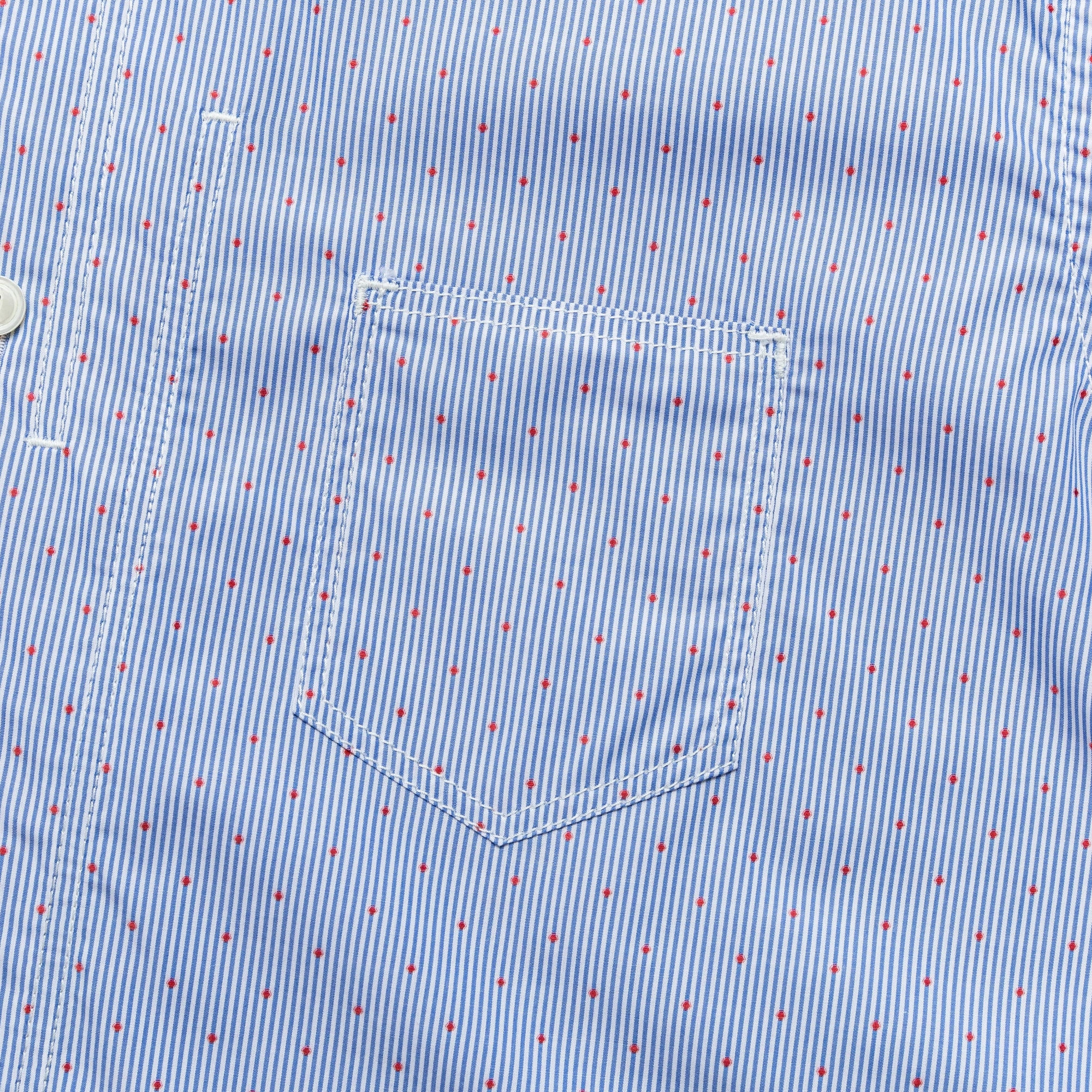 Cotton Stripe x Cotton Chambray - Blue/Grey Premium Pima Cotton Modern Look