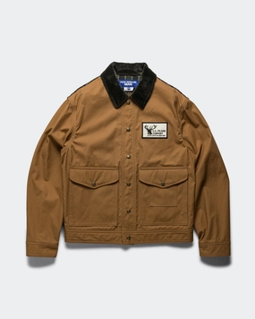 On The Go Cotton Wool Check Jacket x FILSON - Beige/Navy