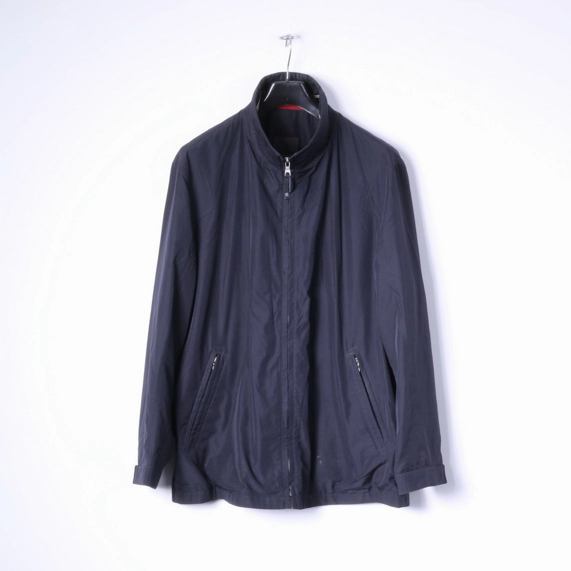 Modern Look Country Frey by Lodenfrey Men 54 L Jacket Navy Livio Style Zip Up Lightweight Top