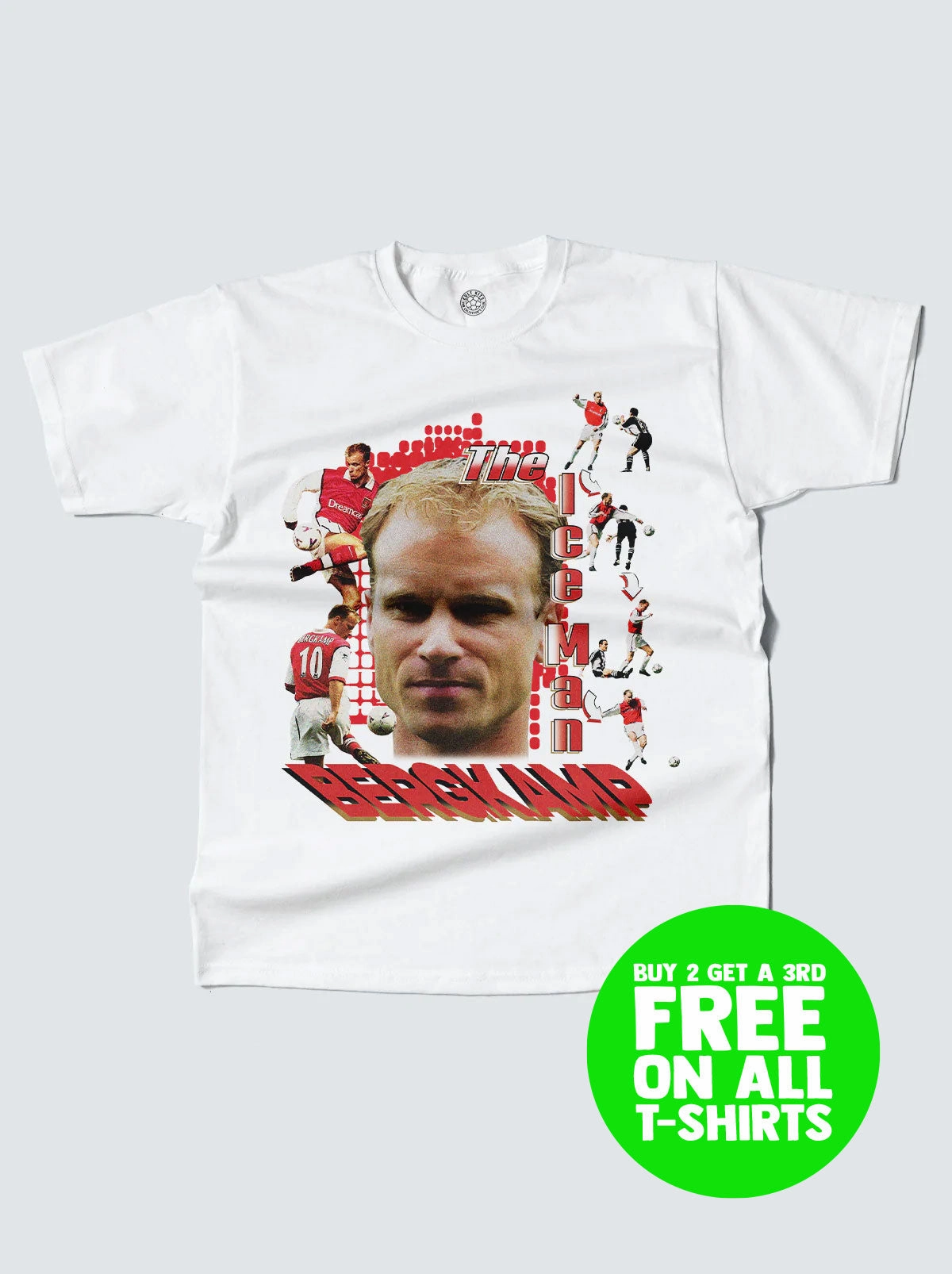 stain resistant coating ARSENAL BERGKAMP ICEMAN BOOTLEG TEE